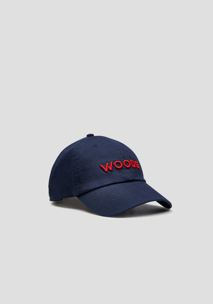 VIKTORIA & WOODS Woods Cap - Navy/Red