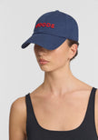 VIKTORIA & WOODS Woods Cap - Navy/Red