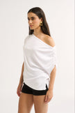 Primi Estelle Off Shoulder T-Shirt - White
