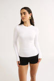 Primi Carina Classic Long Sleeve - Optic White
