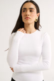 Primi Carina Classic Long Sleeve - Optic White