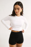 Primi Carina Classic Long Sleeve - Optic White