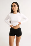 Primi Carina Classic Long Sleeve - Optic White