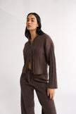 Primi Katie Cable Knit Pant - Chocolate