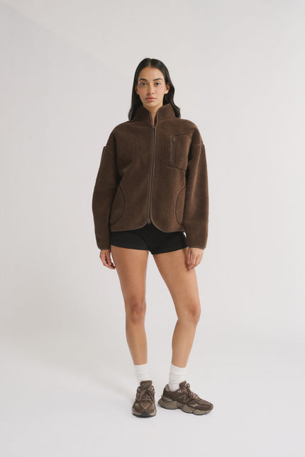 Primi Flo Sherpa Jacket - Chocolate