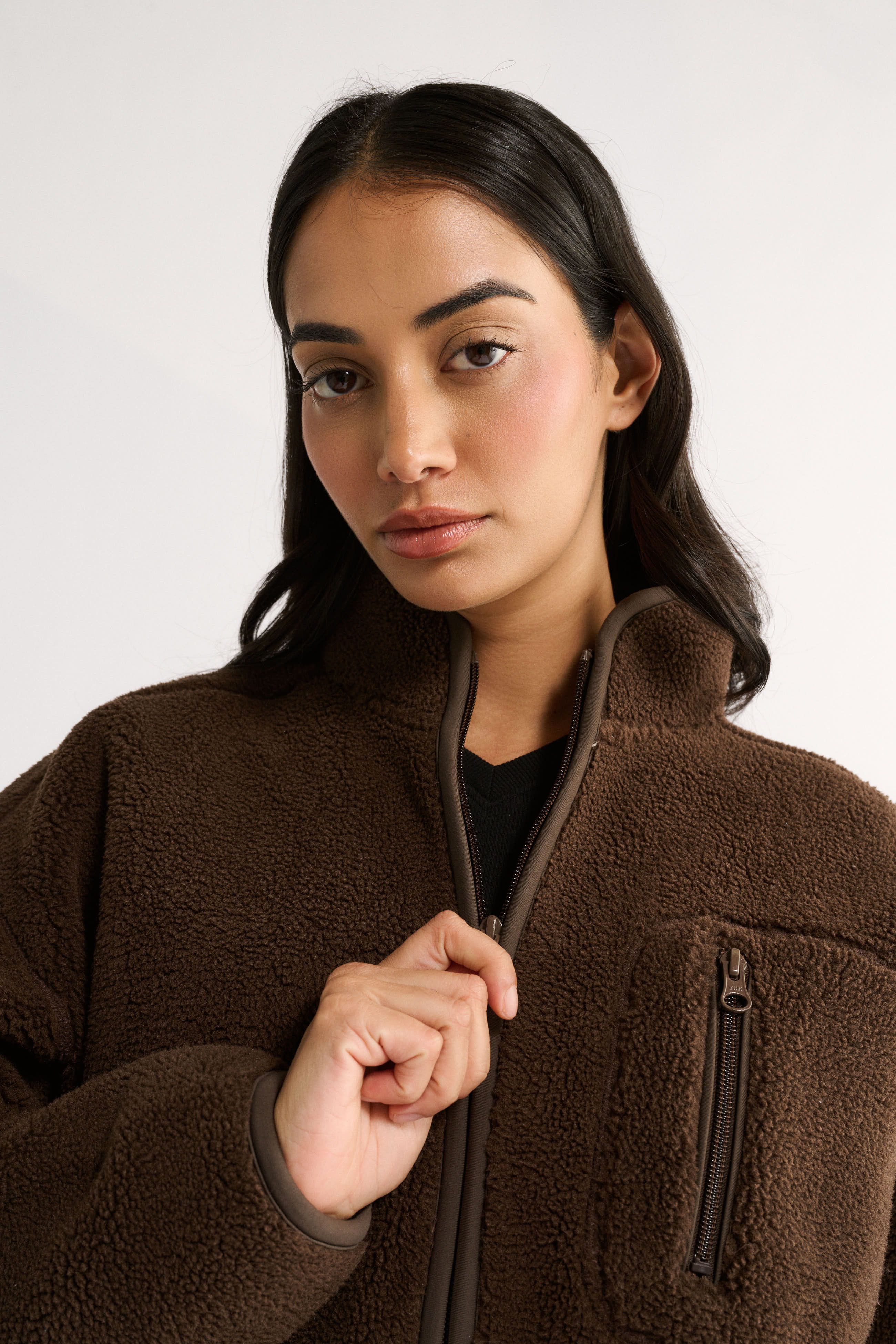 Primi Flo Sherpa Jacket - Chocolate