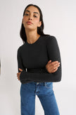 Primi Carina Classic Long Sleeve - Charcoal Marle