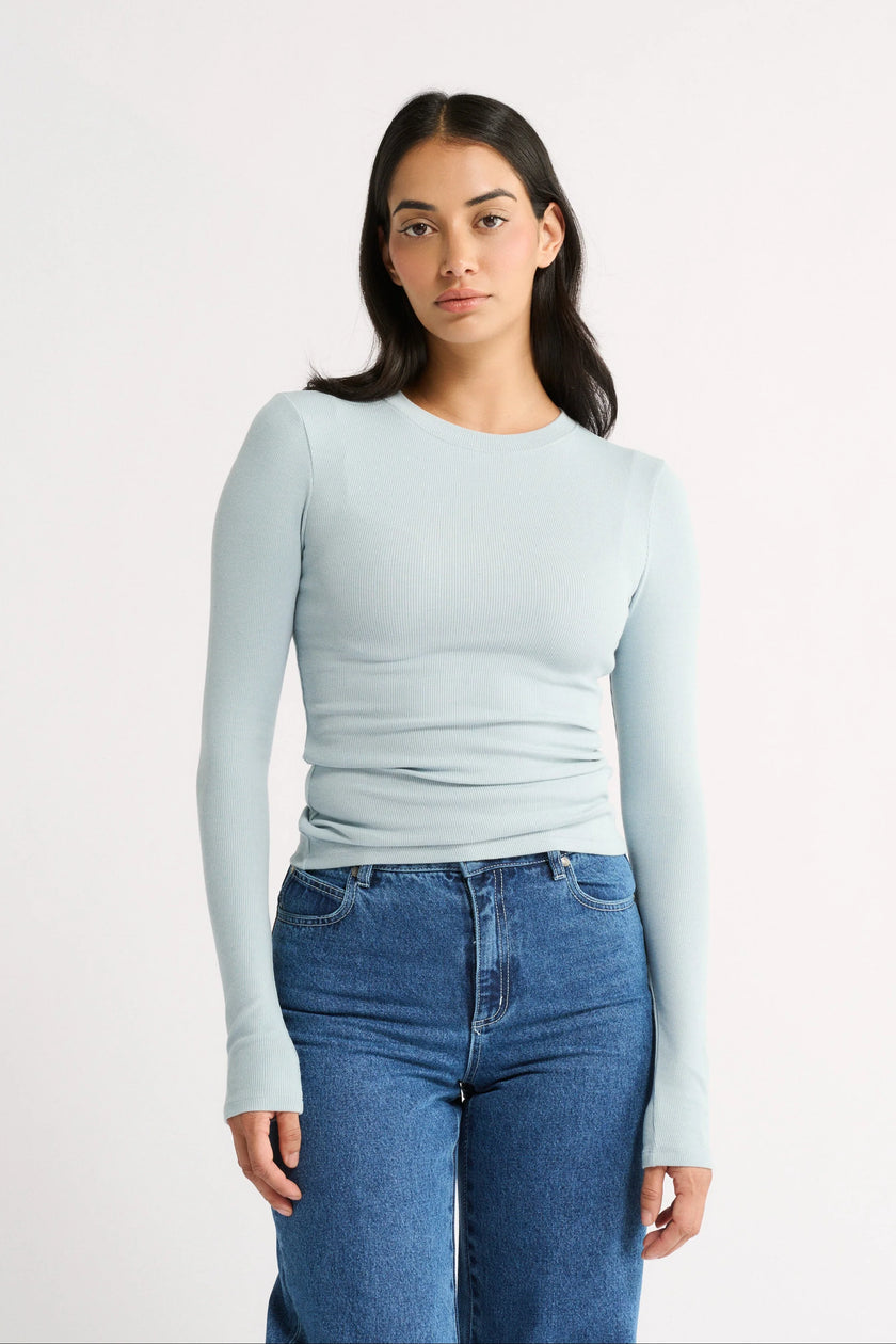 Primi Carina Classic Long Sleeve - Stone Blue