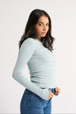 Primi Carina Classic Long Sleeve - Stone Blue