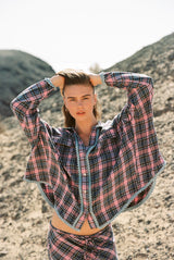 Kinga Csilla Etoffe Check Chalm Shirt