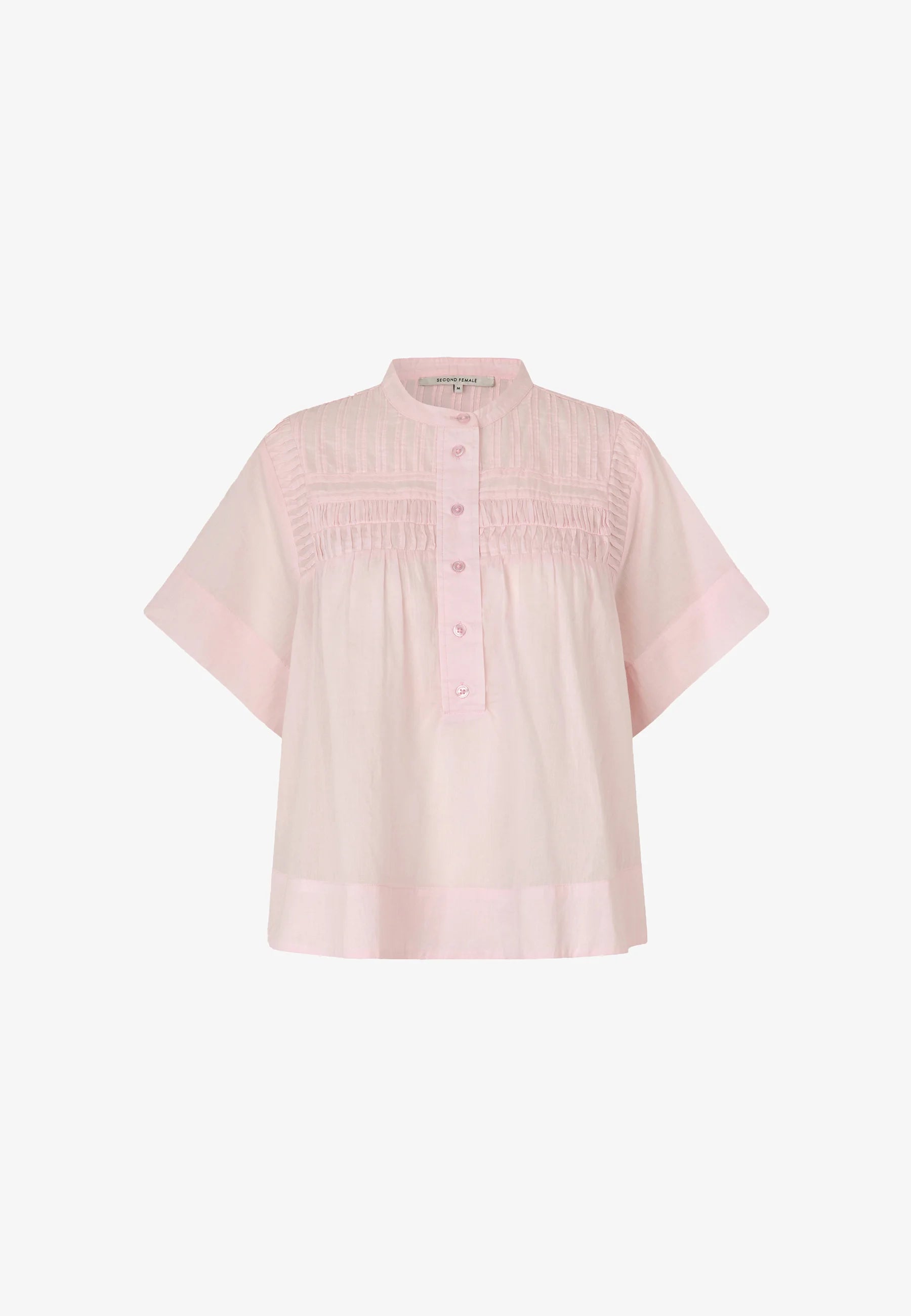 SECOND FEMALE - MAISE SS BLOUSE CRYSTAL PINK