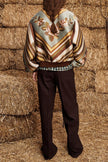 ALÉMAIS - LA ROSA JACQUARD BOMBER JACKET