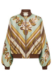 ALÉMAIS - LA ROSA JACQUARD BOMBER JACKET