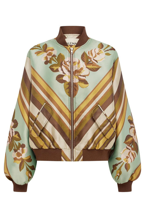ALÉMAIS - LA ROSA JACQUARD BOMBER JACKET