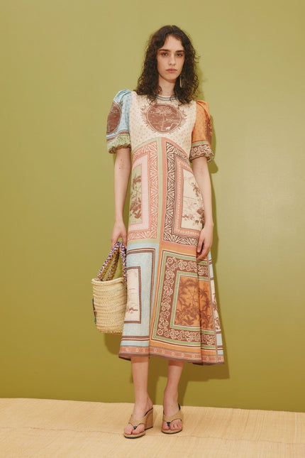 ALÉMAIS Alberta Midi Dress