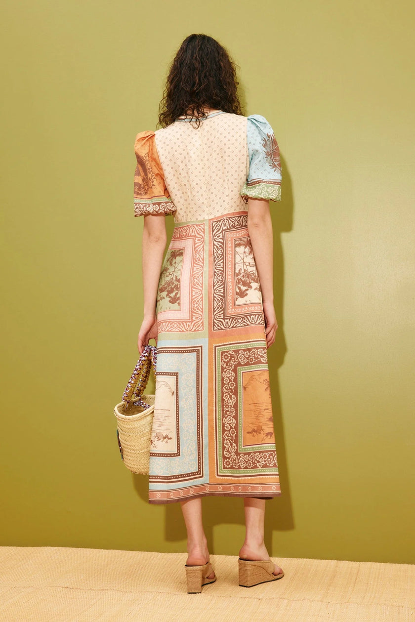 ALÉMAIS Alberta Midi Dress