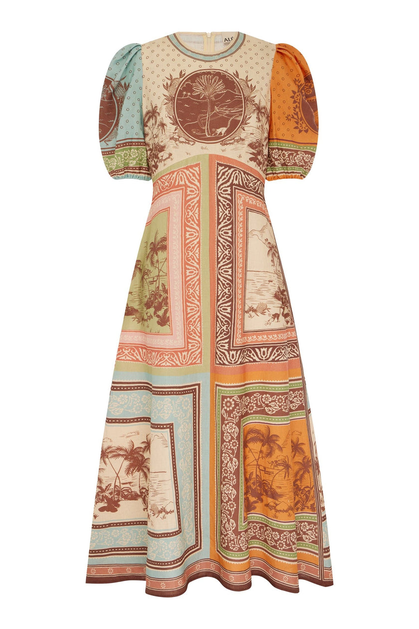 ALÉMAIS Alberta Midi Dress