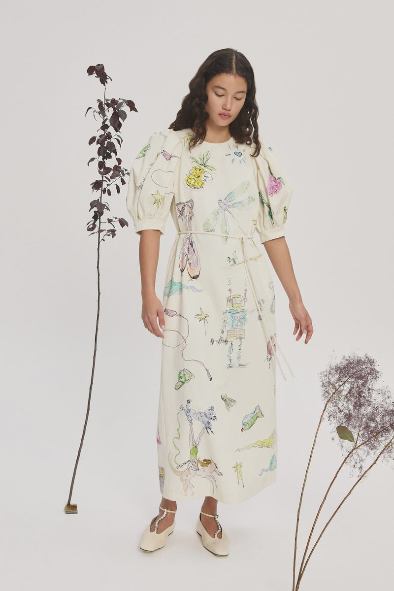 ALÉMAIS Court Midi Dress