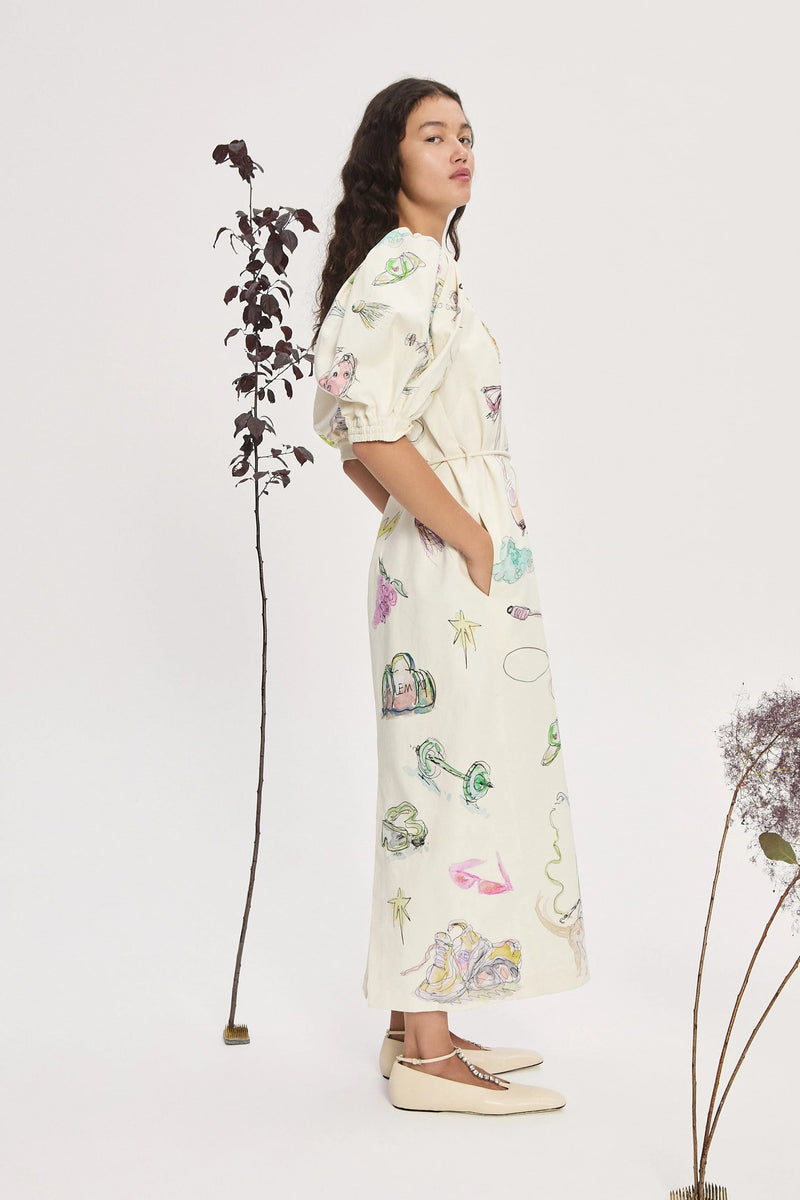 ALÉMAIS Court Midi Dress