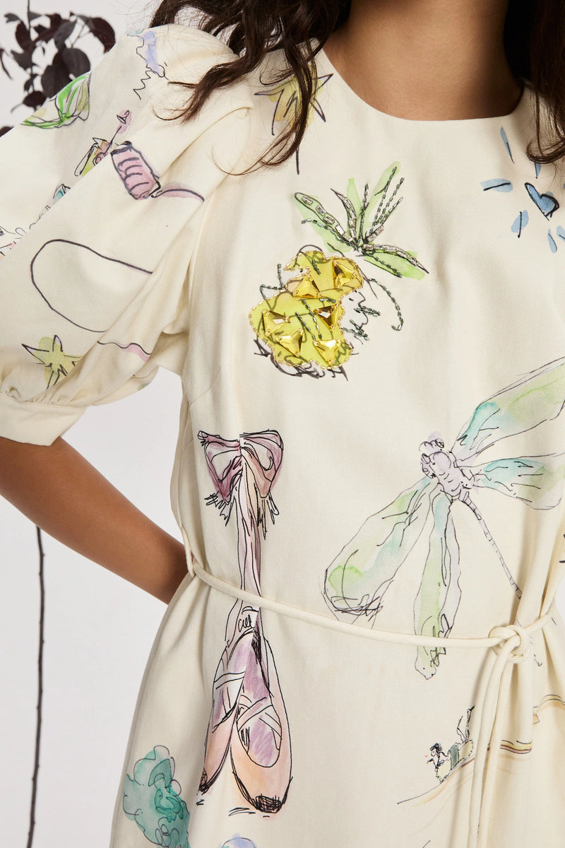 ALÉMAIS Court Midi Dress