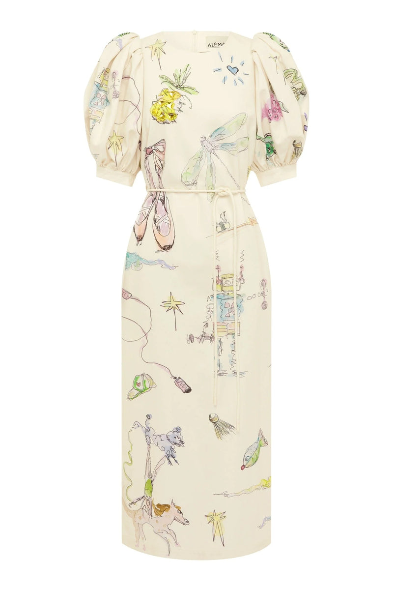 ALÉMAIS Court Midi Dress