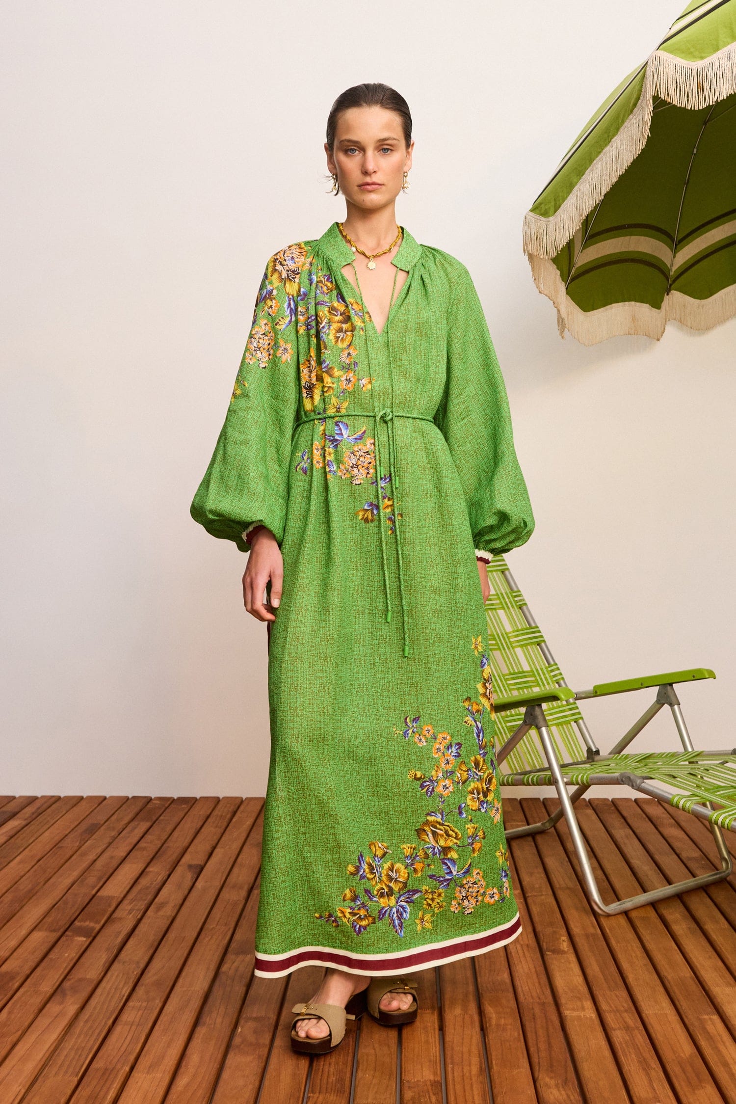 ALÉMAIS Phyllis Midi Dress