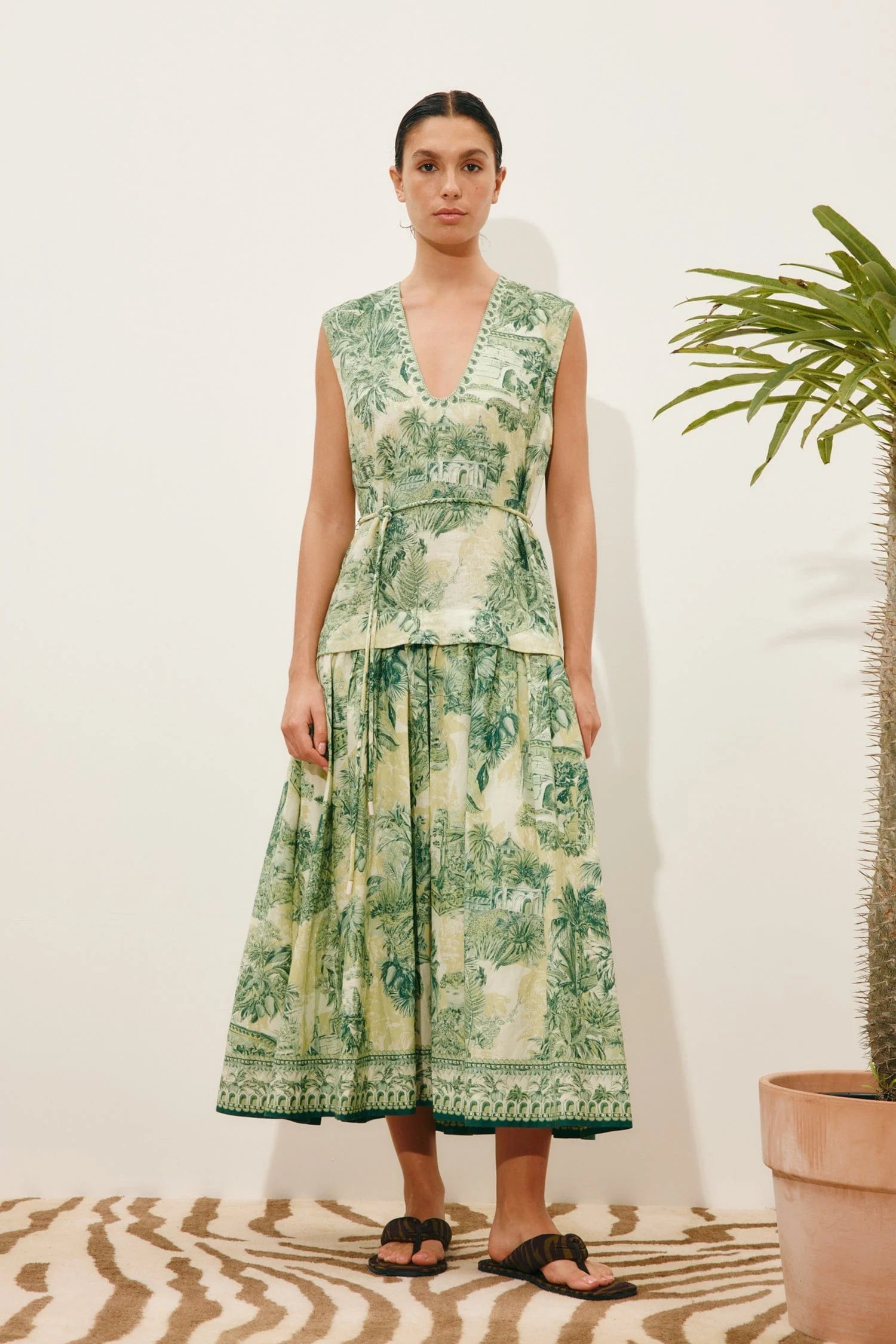 ALÉMAIS Sara Midi Dress
