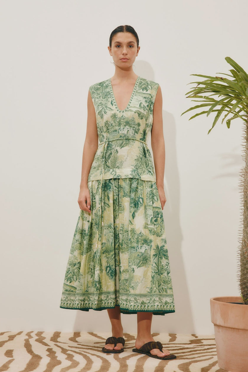 ALÉMAIS Sara Midi Dress