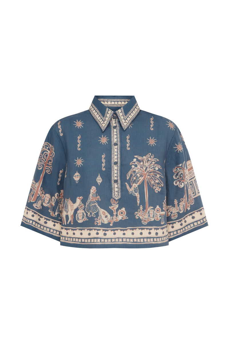ALÉMAIS Acacia Cropped Shirt