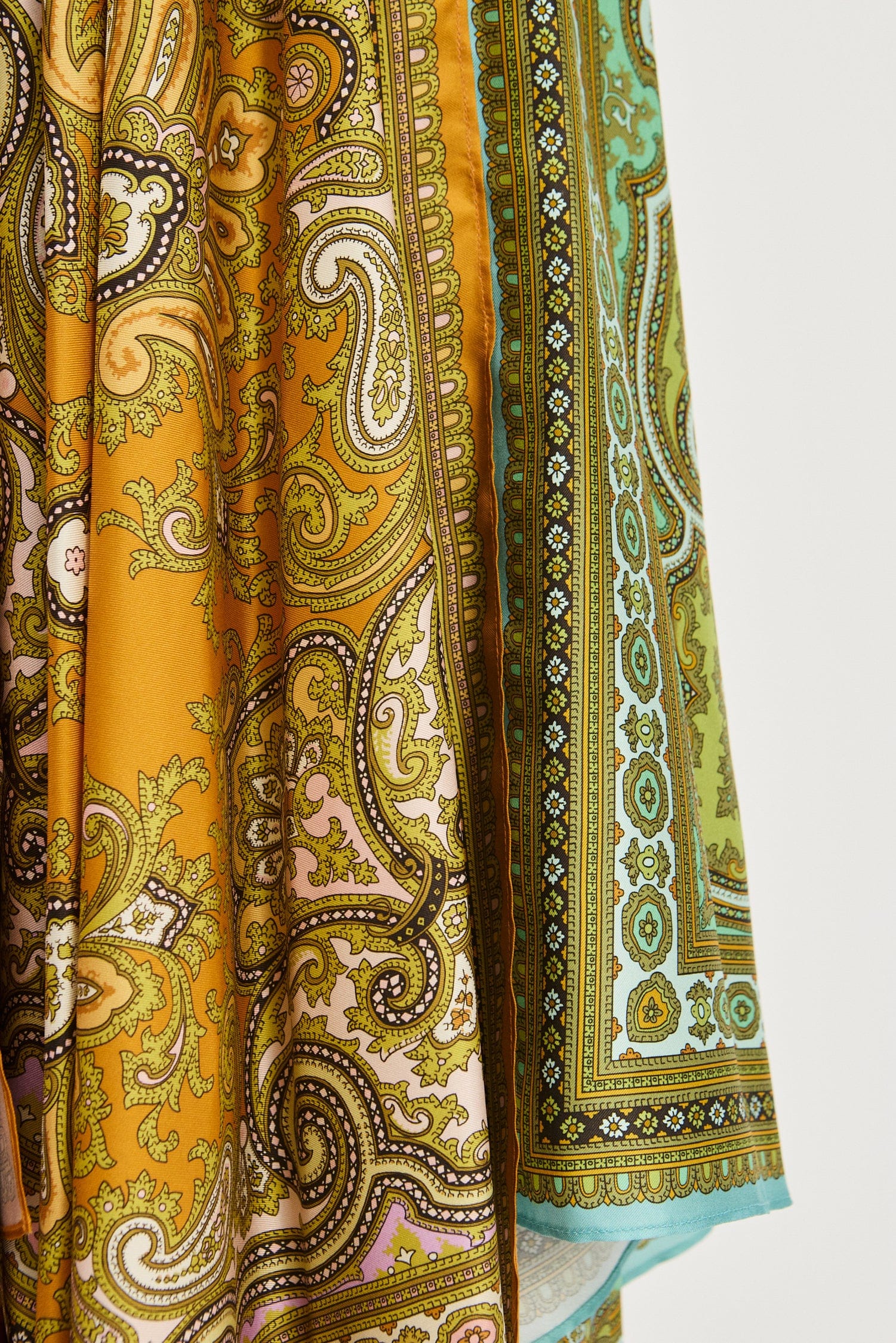 ALÉMAIS Clemenza Spliced Scarf Skirt