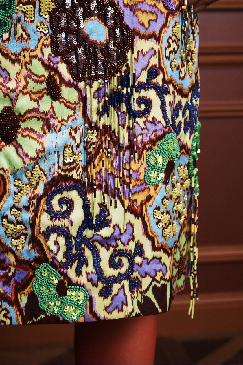 ALÉMAIS Joanna Embellished Skirt
