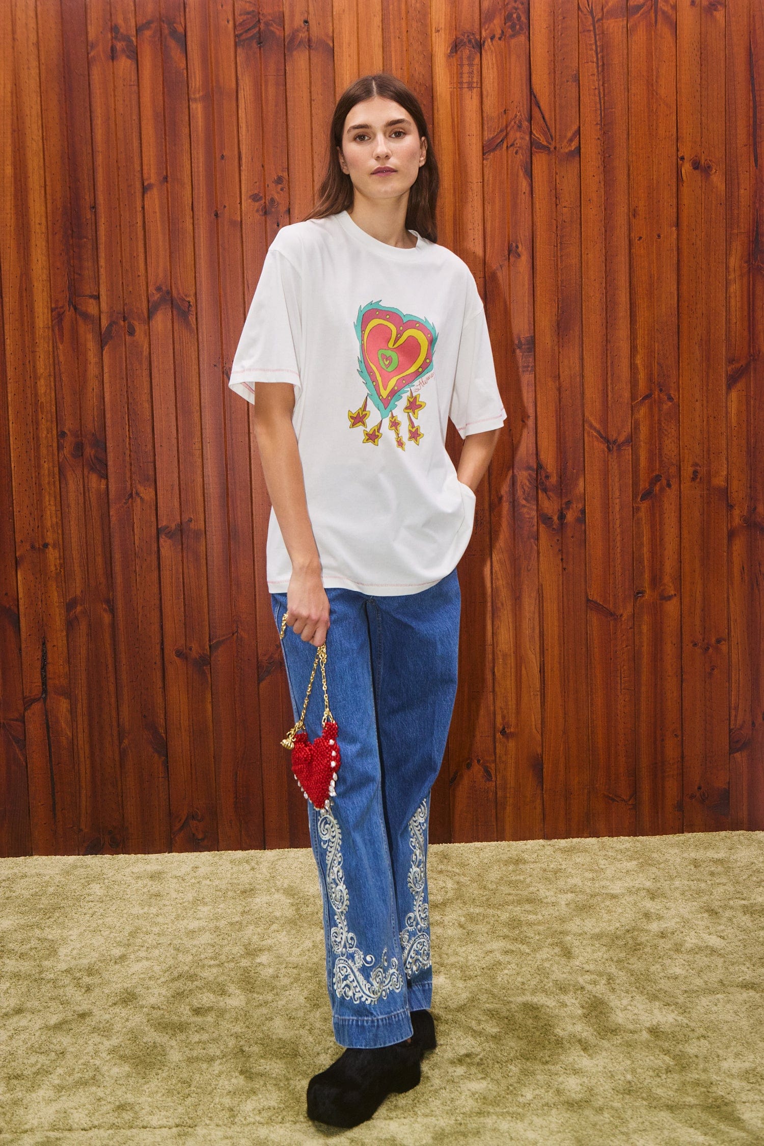 ALÉMAIS Contessa Heart Tee