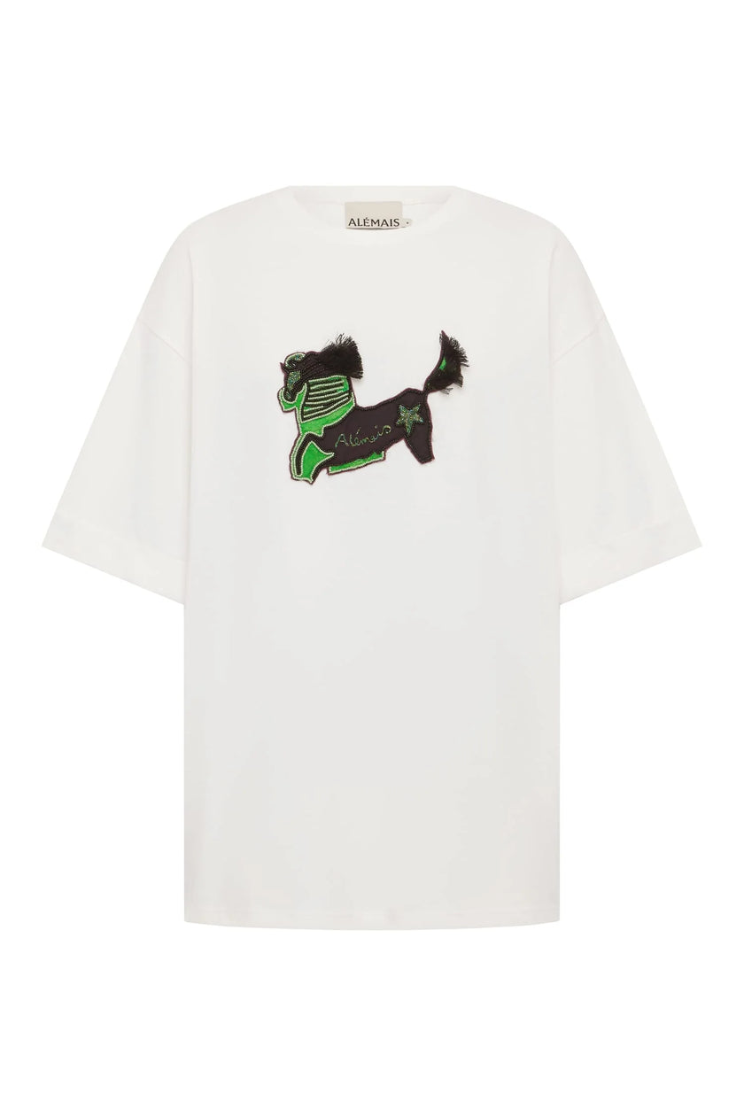 ALÉMAIS Tangible Love Embroidered Tee