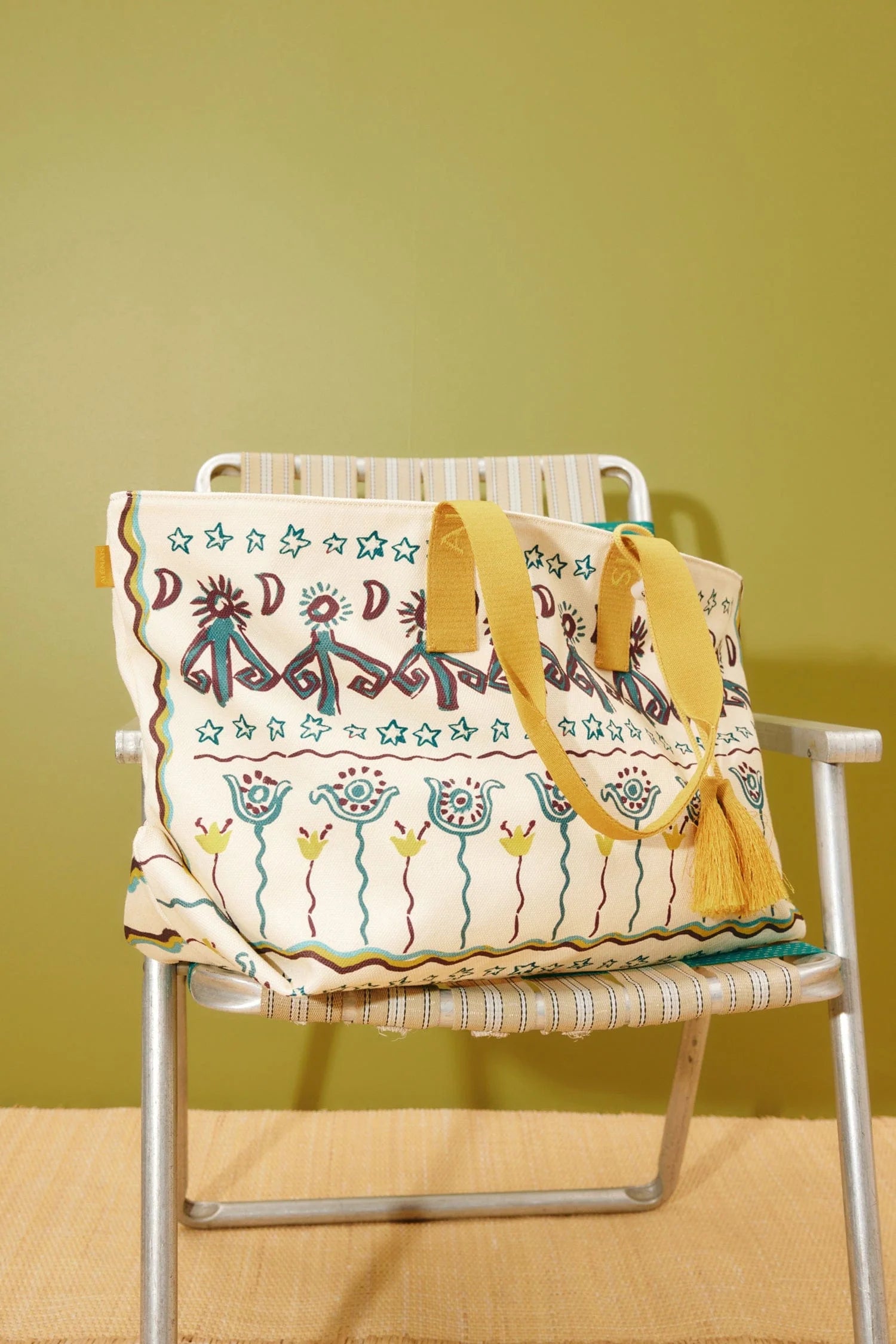 ALÉMAIS Sun Dancer Dancer Beach Tote