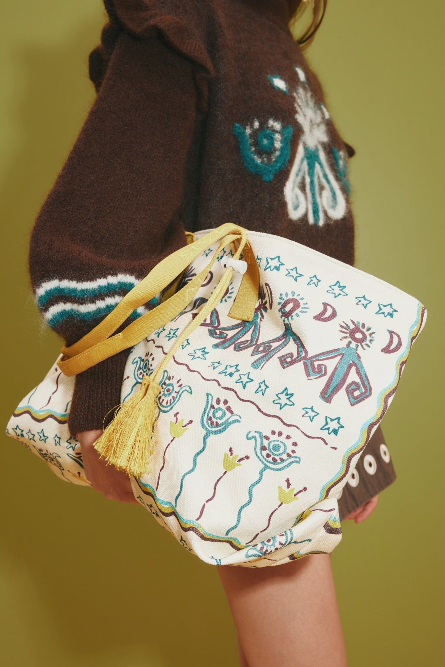 ALÉMAIS Sun Dancer Dancer Beach Tote