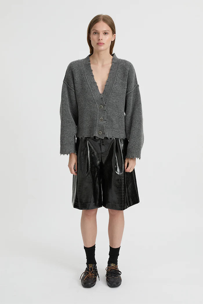 Blanca Pepa Cardigan - Charcoal