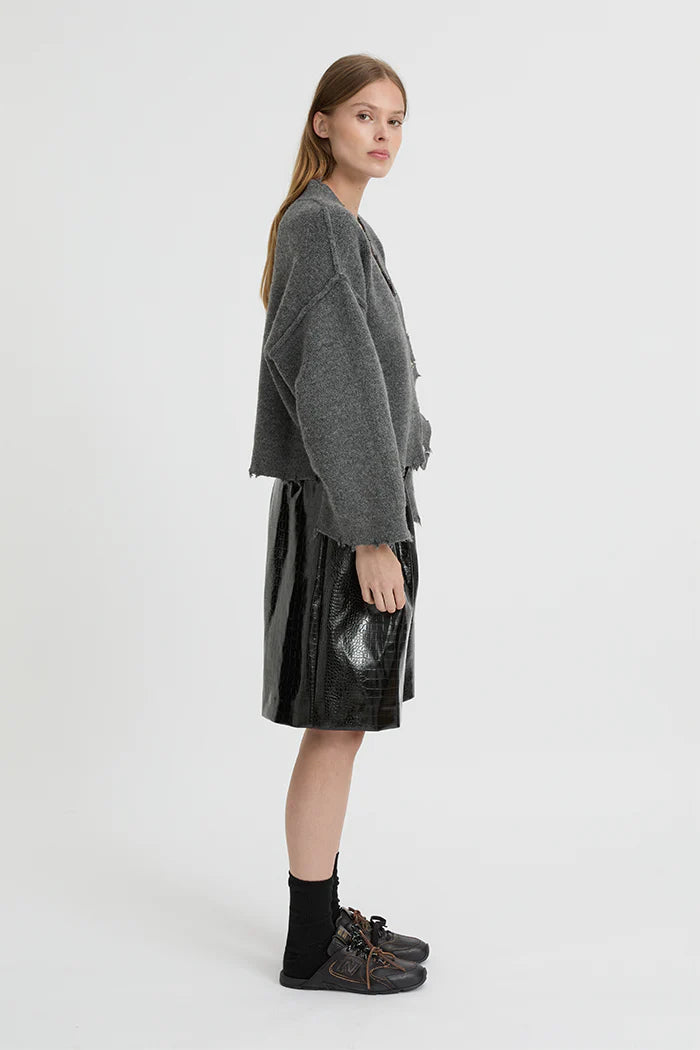 Blanca Pepa Cardigan - Charcoal