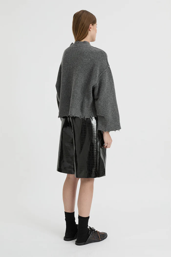 Blanca Pepa Cardigan - Charcoal