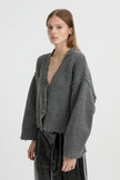 Blanca Pepa Cardigan - Charcoal