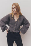 Blanca Pepa Cardigan - Charcoal