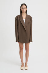Blanca Samantha Blazer - Coffee