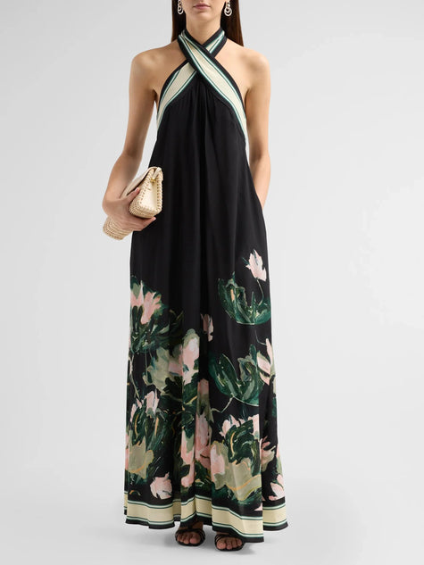Acler Garie Maxi Dress - Water Lily