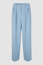 Second Female Fique Straight Leg Pant - Cashmere Blue