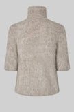 Second Female Karla Fluffy High Neck Knit - Pumice Stone