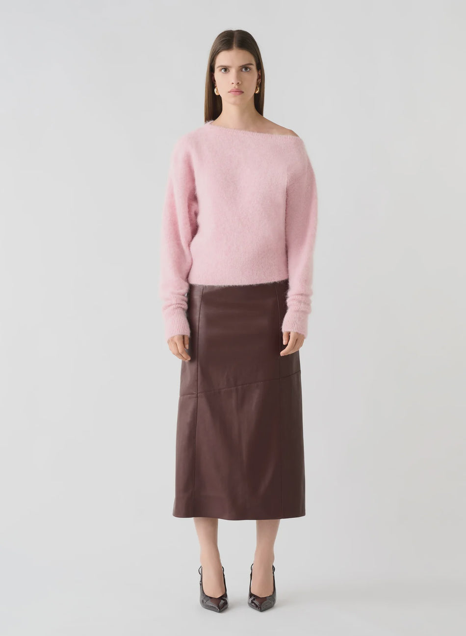 ESMAEE Whisper Off Shoulder Knit - Floss