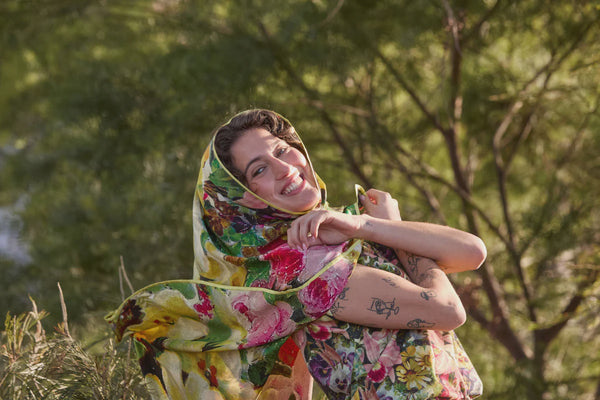 Circular by Maud Alice Dainty Garland Scarf - Blooms