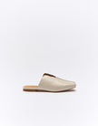 Goldie The Label Estelle Leather Mule - Vanilla