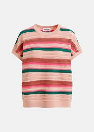 Essentiel Antwerp Hali Stripe SS Knit