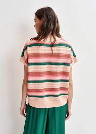 Essentiel Antwerp Hali Stripe SS Knit