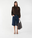 Second Female Columbo Denim Shorts - Dark Blue Denim